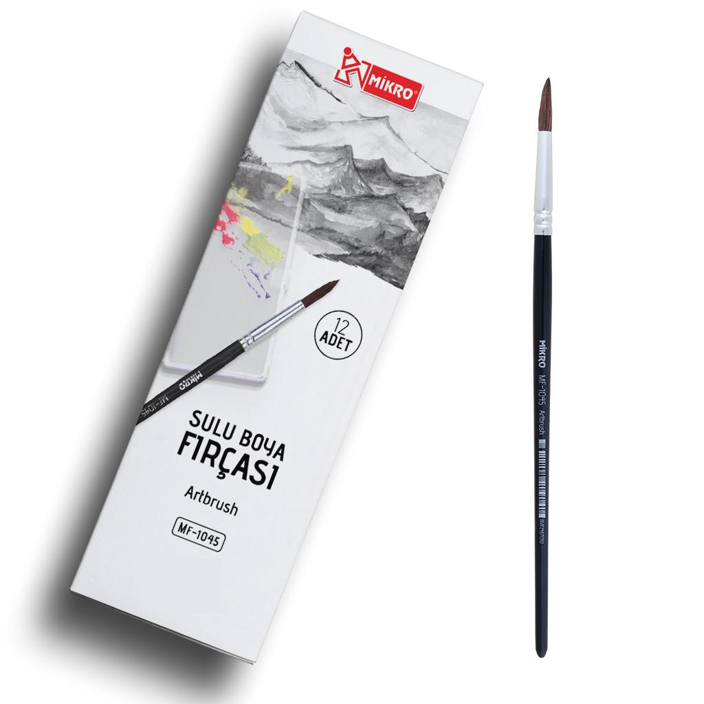 Mikro Mf-1045 Sulu Boya Fırçası No:1