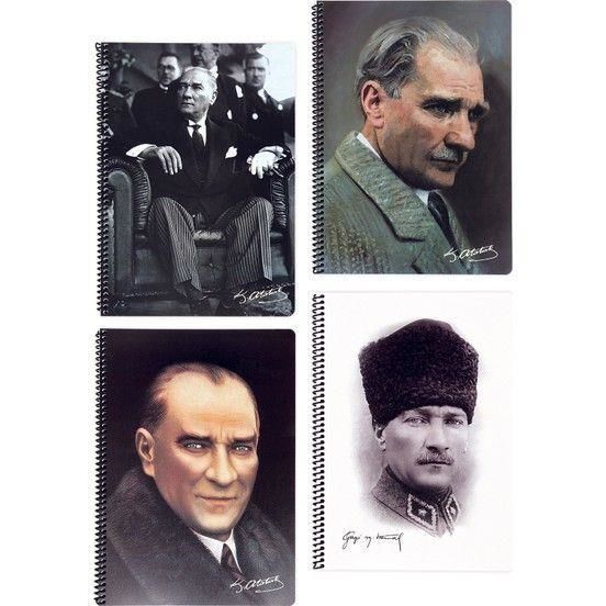 Keskin Color A4 60 Yaprakkar. Pp Kap.Dikişli Atatürk Defter
