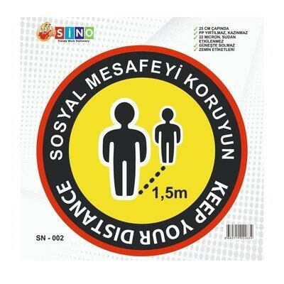Sn-014 Zemin Uyarı Etiketi