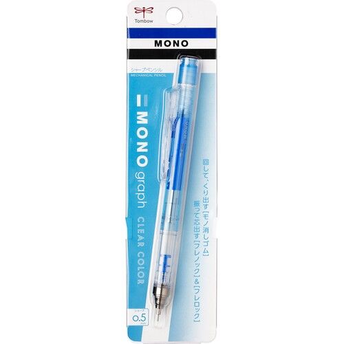 Tombow Mono Graph M.Kalem 0.5Mm Şeffaf Mavi