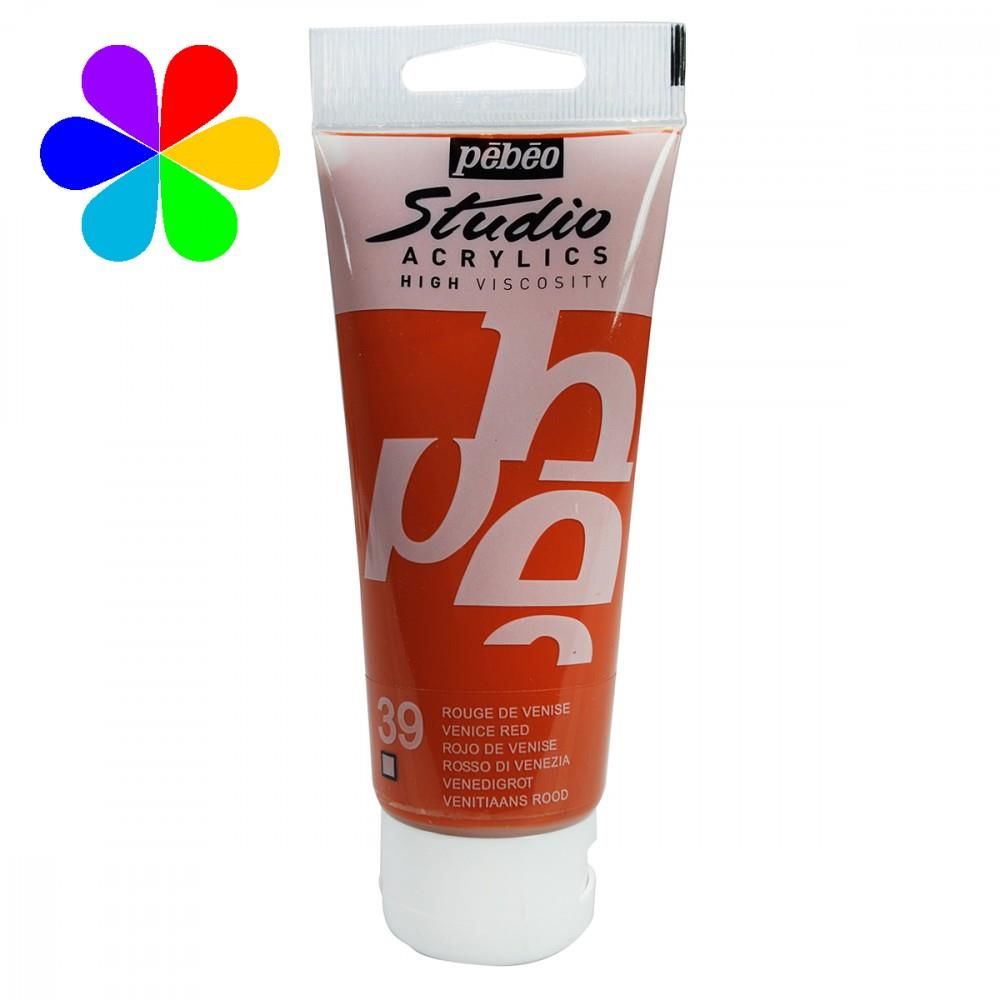 Acrylic Studio Boyaları 100 Ml Venice Red