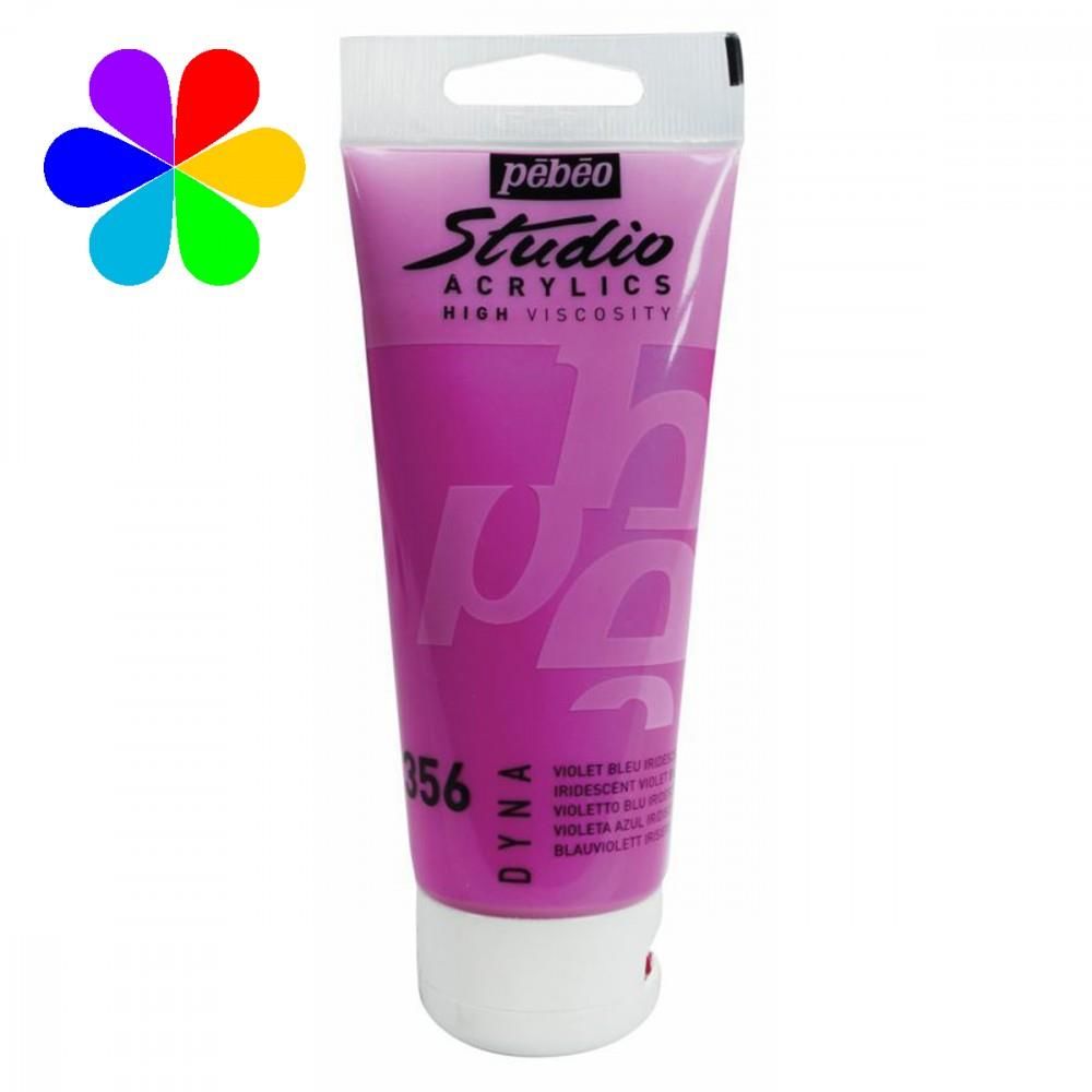 Acrylic Studio 100 Ml İridescent Violet-Blue