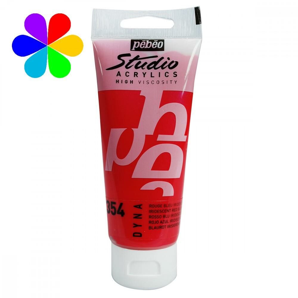 Acrylic Studio 100 Ml İridescent Red-Blue