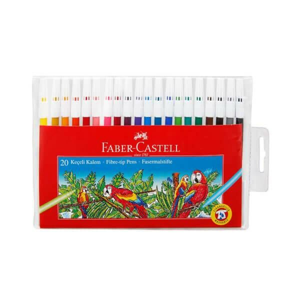 Faber-Castell Keçeli Kalem 20 R. Yıkanabilir