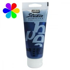 Acrylic Studio 100 Ml İridescent Blue-Black