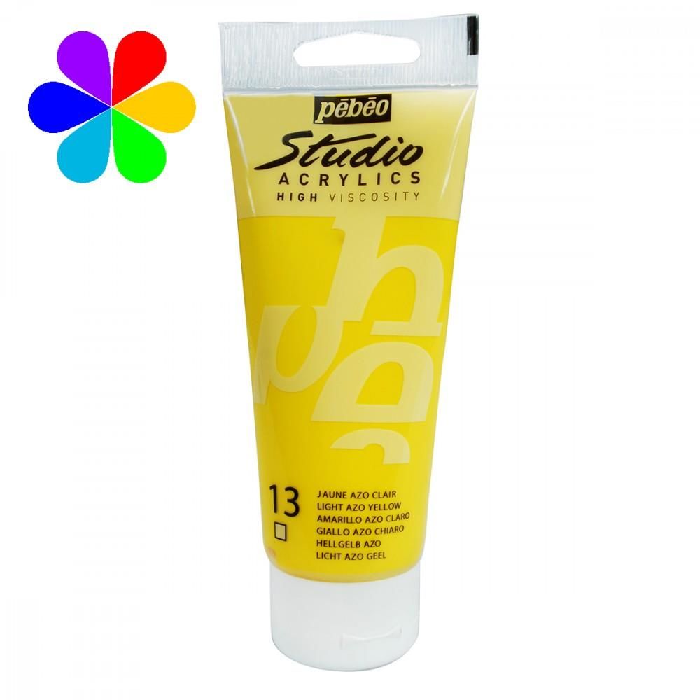Acrylic Studio Boyaları 100 Ml Light Azo Yellow