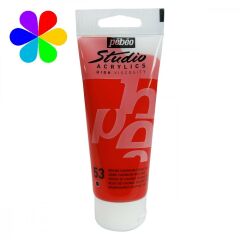 Acrylic Studio Boyaları 100 Ml Dark Cadmium Red