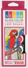 Cam Boya Su Bazlı Set 10X15 Ml