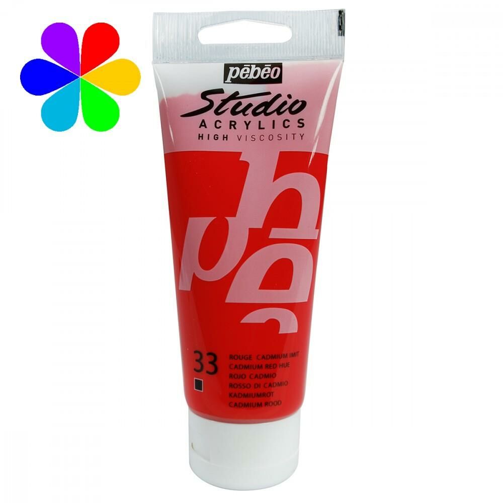 Acrylic Studio Boyaları 100 Ml Cadmium Red
