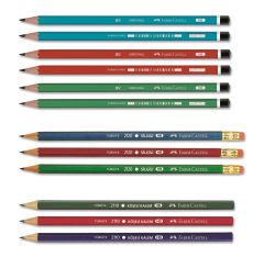 Faber-Castell Köşeli Mercanlı Kurşun Kalem
