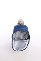 Kaukko K2197 Shine Junior Bag Kalem Çantası ( Simli-Lacivert)