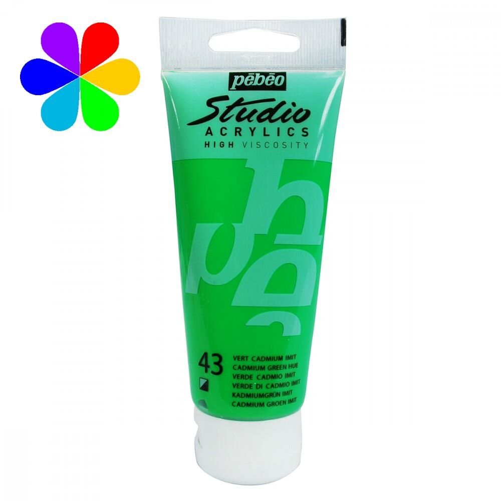 Acrylic Studio Boyaları 100 Ml Cadmium Green