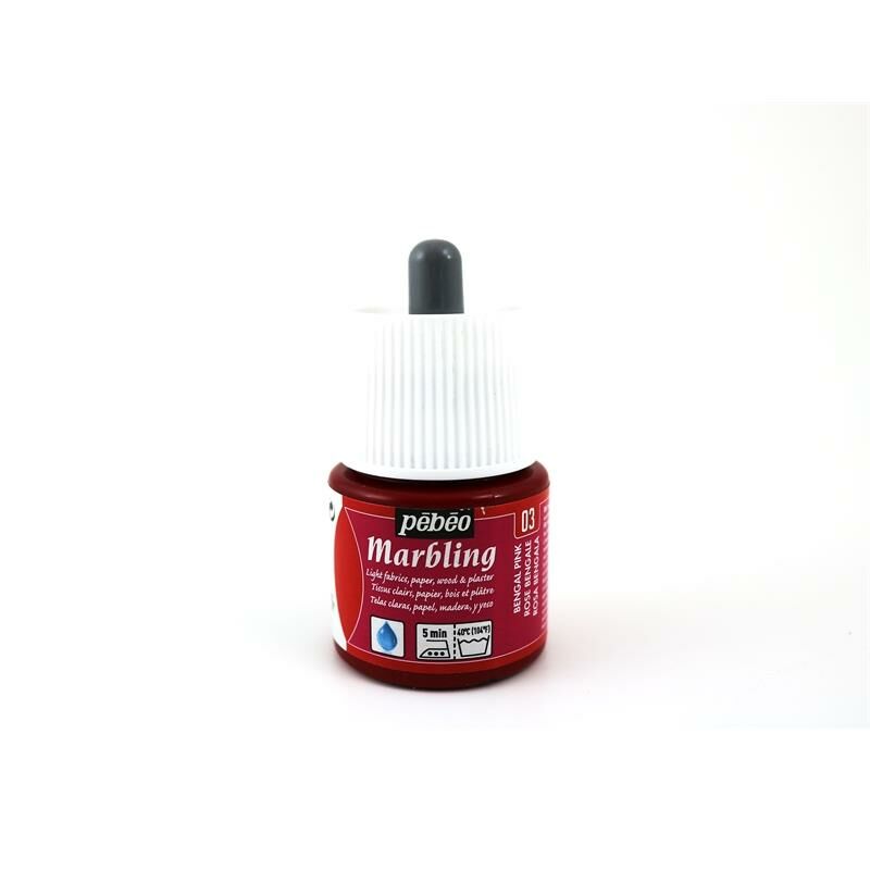 Marbling Ebru Boy.45 Ml Şişe Bengal Pink