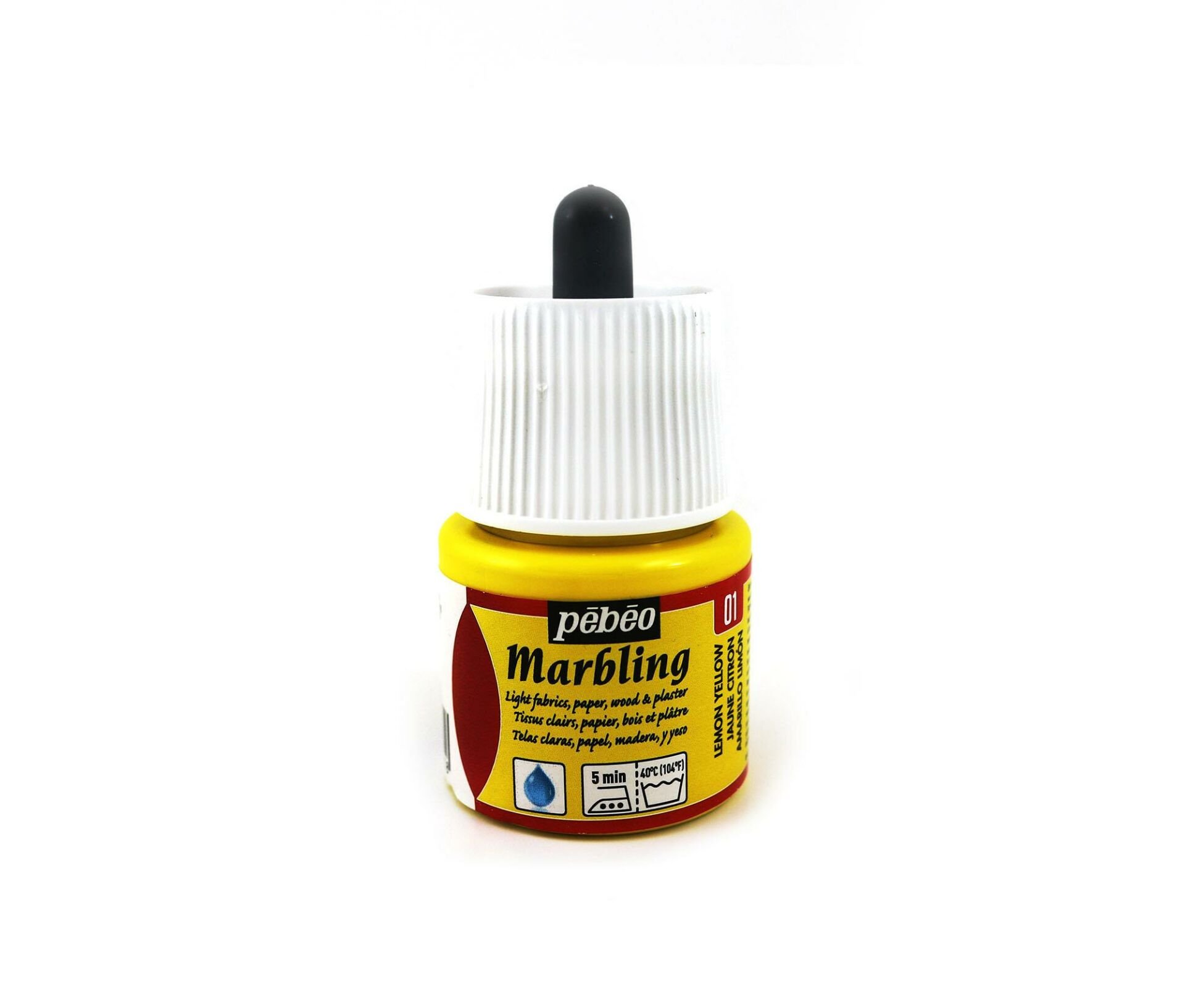 Marbling Ebru Boy.45 Ml Şişe Lemon Yellow