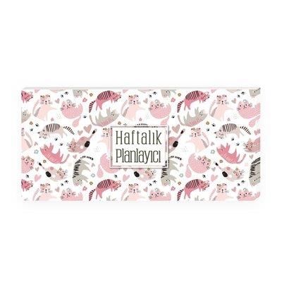 Keskin Color 12*26 Haftalık Planner Blok-Pink Kitty 2021
