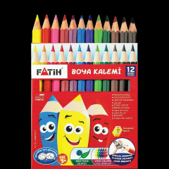 Fatih Kuruboya 12 Renk Yarım Boy