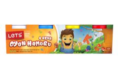 Lets 4 Renk  Oyun Hamuru 600 Gr.