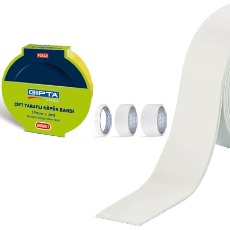 Bant Çift Taraflı Köpük Montaj Bandı 25Mmx3Mt