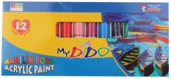 Mydido Akrilik Boya 12X9Ml Tüp