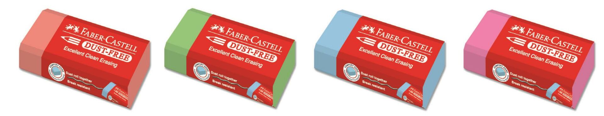 Faber-Castell Dust-Free Renkli Silgi