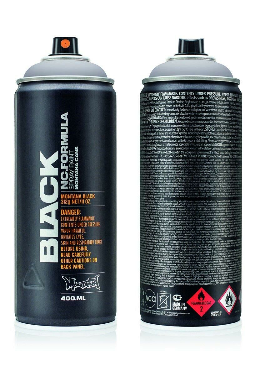 Montana Black Sprey Boya 400Ml Nostradamus Blk7230