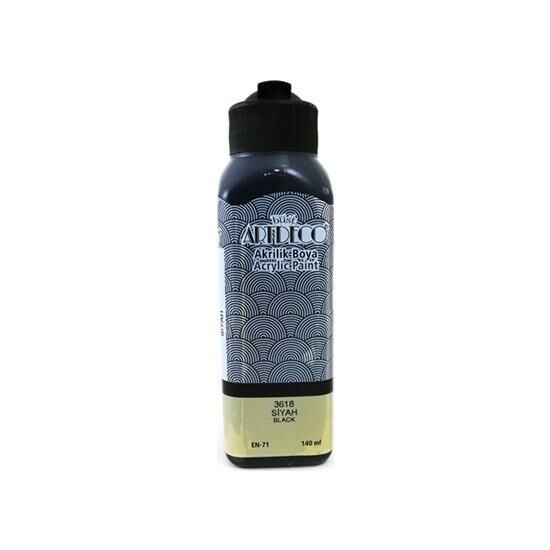 Artdeco Akrilik Boya 140Ml Siyah 3618