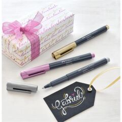 Faber-Castell Metalik Markör 6'Lı Set