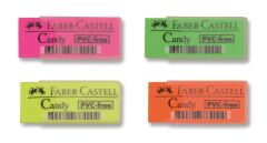 Faber-Castell Candy Plastik Kılıflı Silgi 30Lu