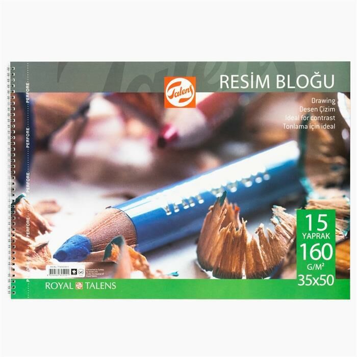 Talens 160Gr 35*50 15Yaprakspiralli Çizim Blok