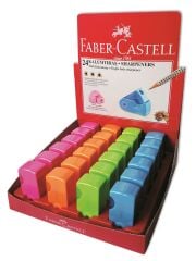 Faber-Castell Mini Sleeve Kalemtıraş Neon