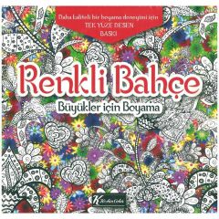 Keskin Color 25*25 32 Yaprak Yetişkin Boyama Kitabı Renkli Bahçe