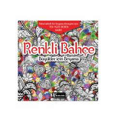 Keskin Color 25*25 32 Yaprak Yetişkin Boyama Kitabı Renkli Bahçe