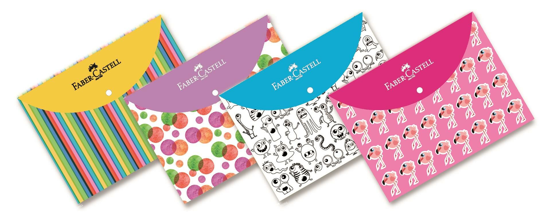 Faber-Castell Çıtçıt Dosya 4 Desen 12Li