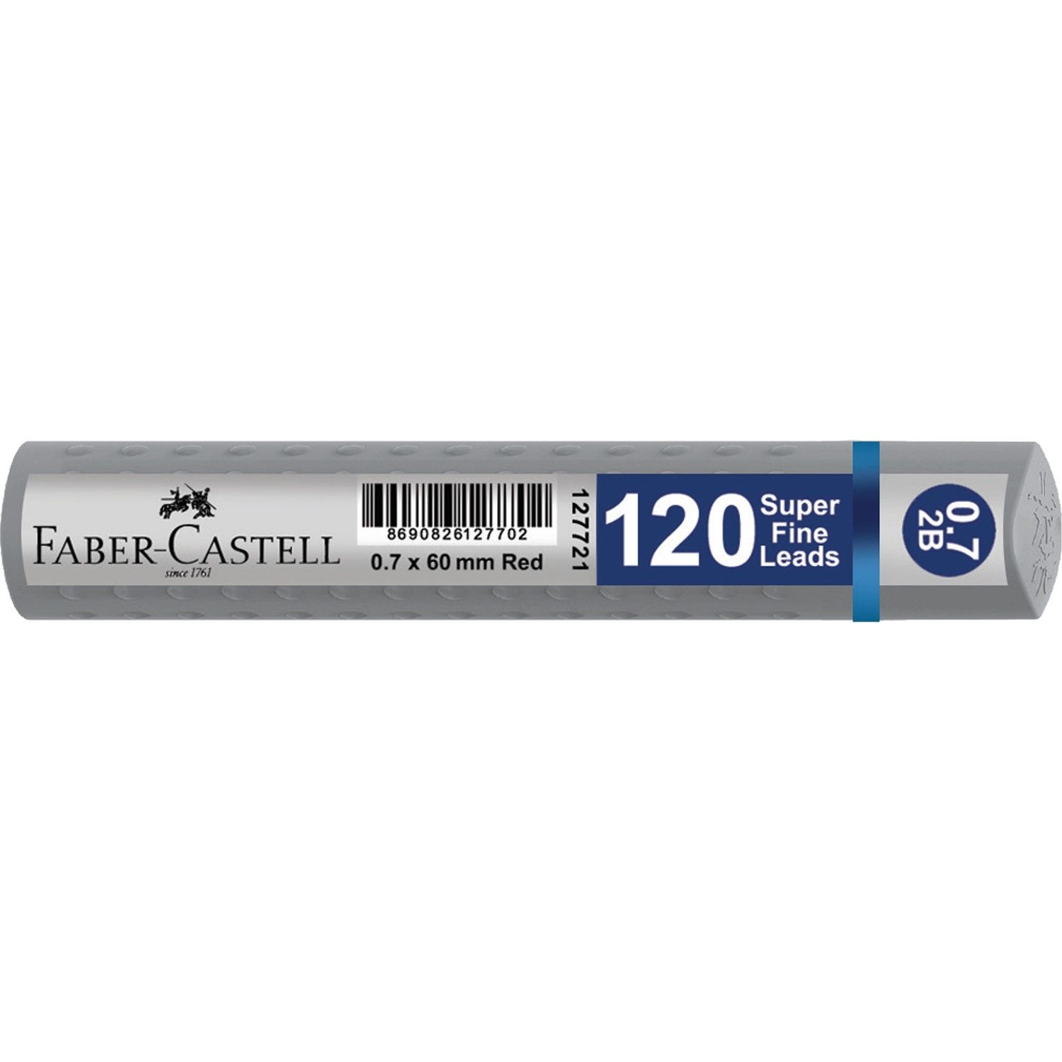 Faber-Castell Grip Min 0.7 2B 60Mm, 120'Li Gümüş