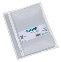 Exxo Pp Telli Dosya, A4, Gri,800