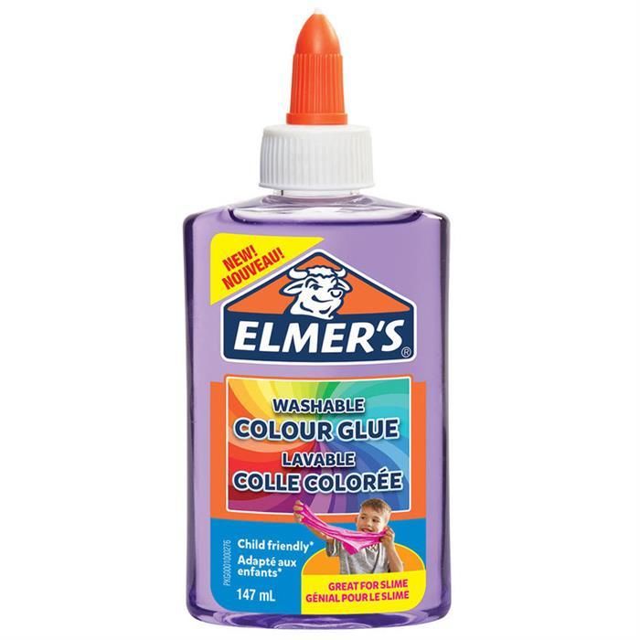 Elmer'S Şeffaf Renkli Yapıştırıcı, Mor 147Ml