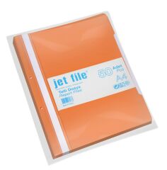 Jet File Pp Telli Dosya, A4, Turuncu,1000