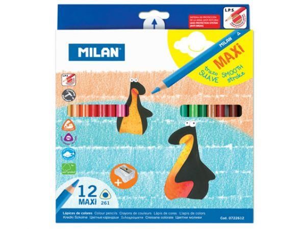 Milan  Maxi 12 Li Kuru Boya