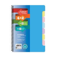 Keskin Color A4 5+3 X25=200 Yaprak Ayraçlı Free Subject Def.