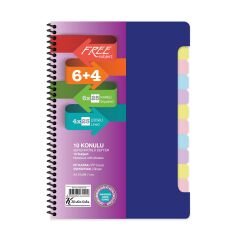 Keskin Color A4 5+3 X25=200 Yaprak Ayraçlı Free Subject Def.