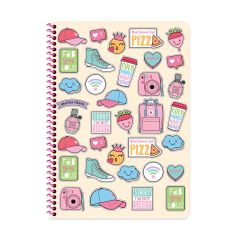 Keskin Color A4 80 Yaprakçiz. Pp Kp.Spr.Sweet Fun Defter