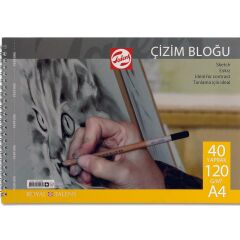 Talens 120Gr A4 40Yaprakspiralli Çizim Blok