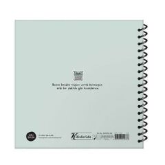 Hisli Şeyler 16*15 50Yaprakçizgili Spirallis.Kap. Stickerli D