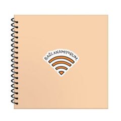 Hisli Şeyler 16*15 50Yaprakçizgili Spirallis.Kap. Stickerli D