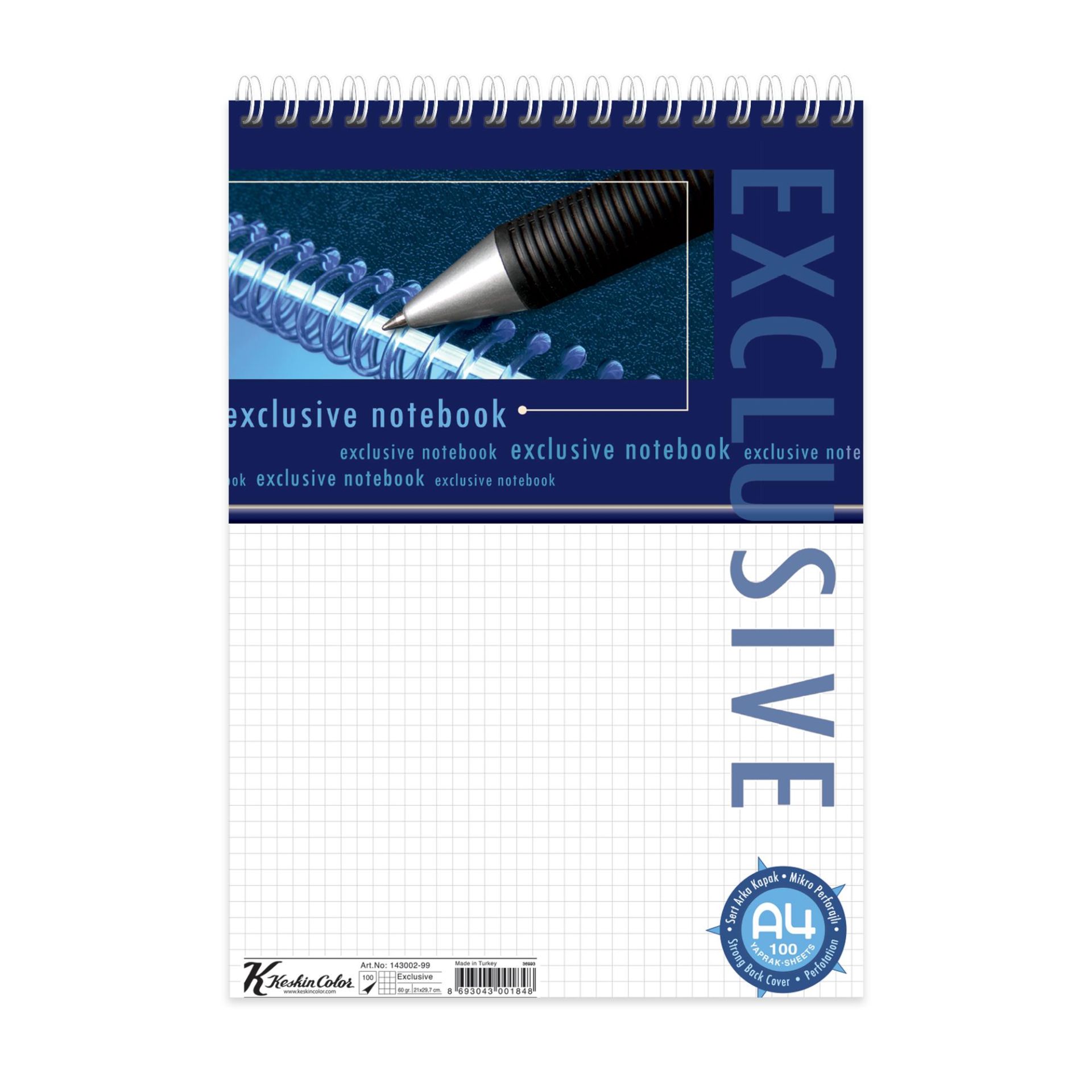 Keskin Color A4 100 Yaprakçizgi Exclusive Spr.K.Kp.Bloknot