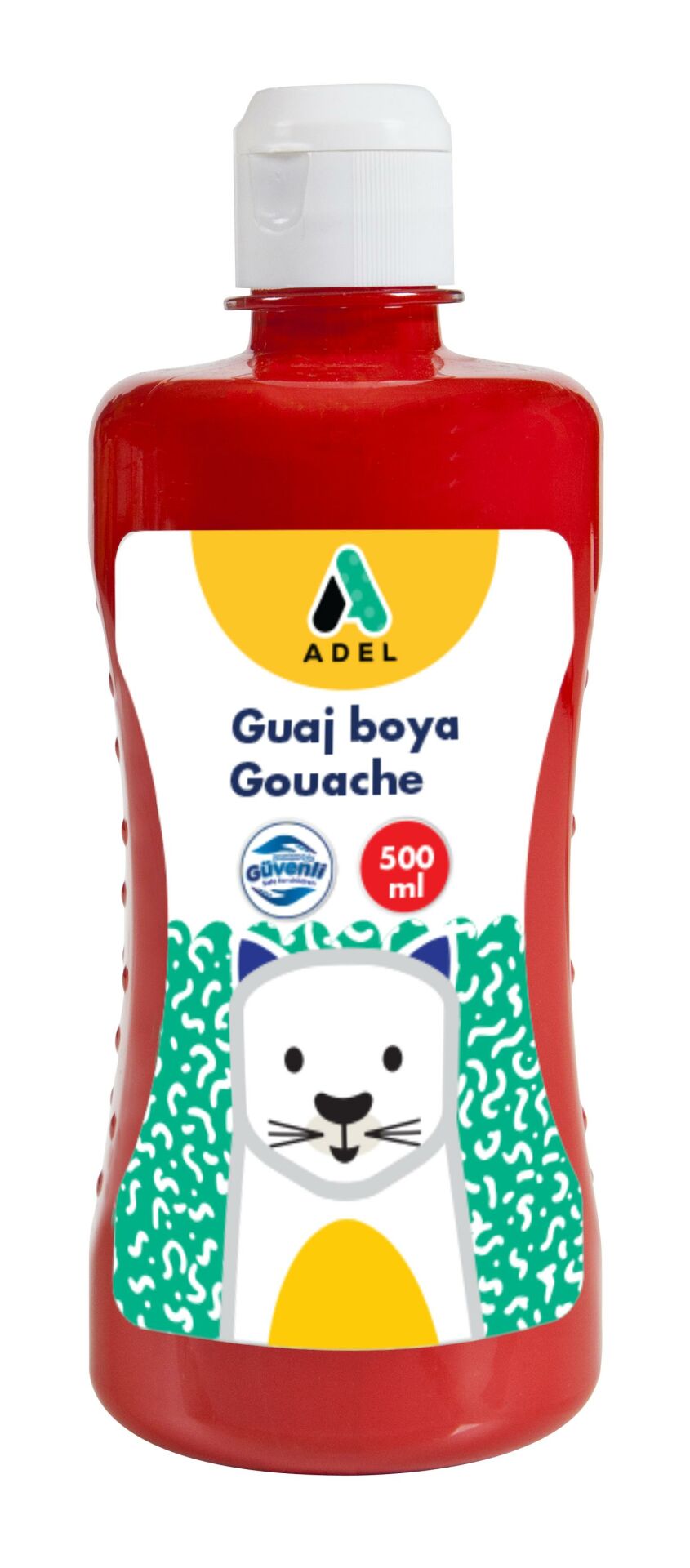 Adel Guaj Boya 500Ml Kırmızı