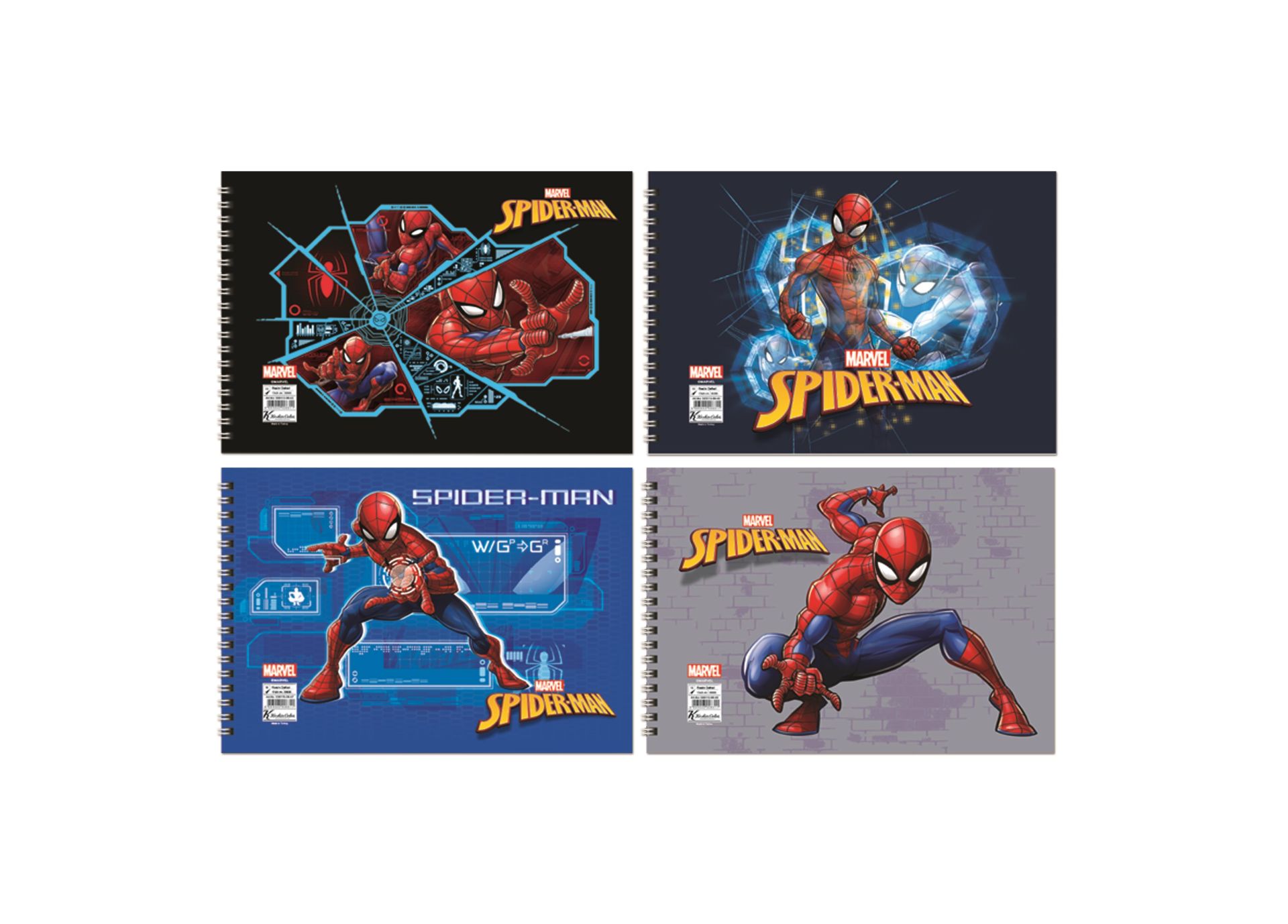Spider 17*25 15 Yaprakresim Defteri