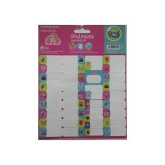 Okul Öncesi İsim Etiketi (Pembe)