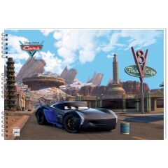 Cars 35*50 15 Yaprakresim Defteri
