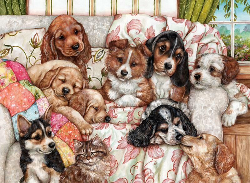 Yavru  Köpekler / Puppies 1000 Li Puzzle